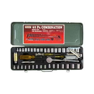 62 pc Ratchet and Socket Set