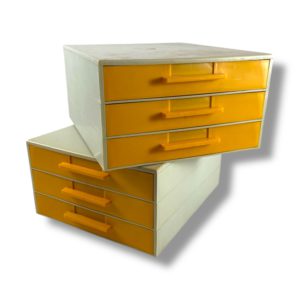 Modular plastic drawers