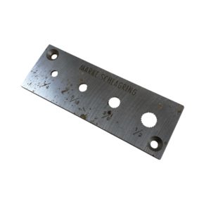 Schlagring Dowel Plate