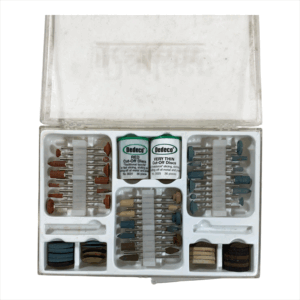 Abrasive bit kit for rotary tool