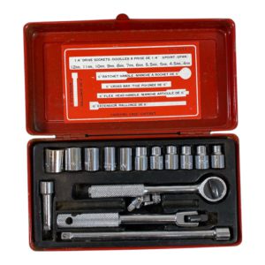 17pc Metric Socket Set