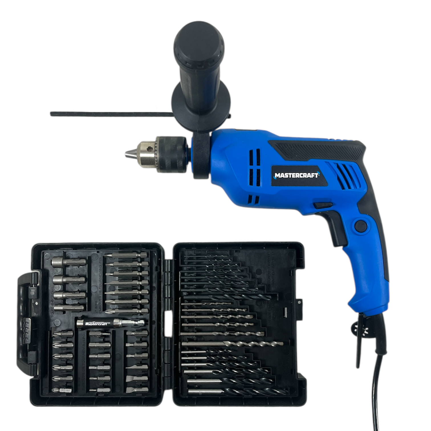 Mastercraft Hammer Drill With 50-pc Accessory Kit