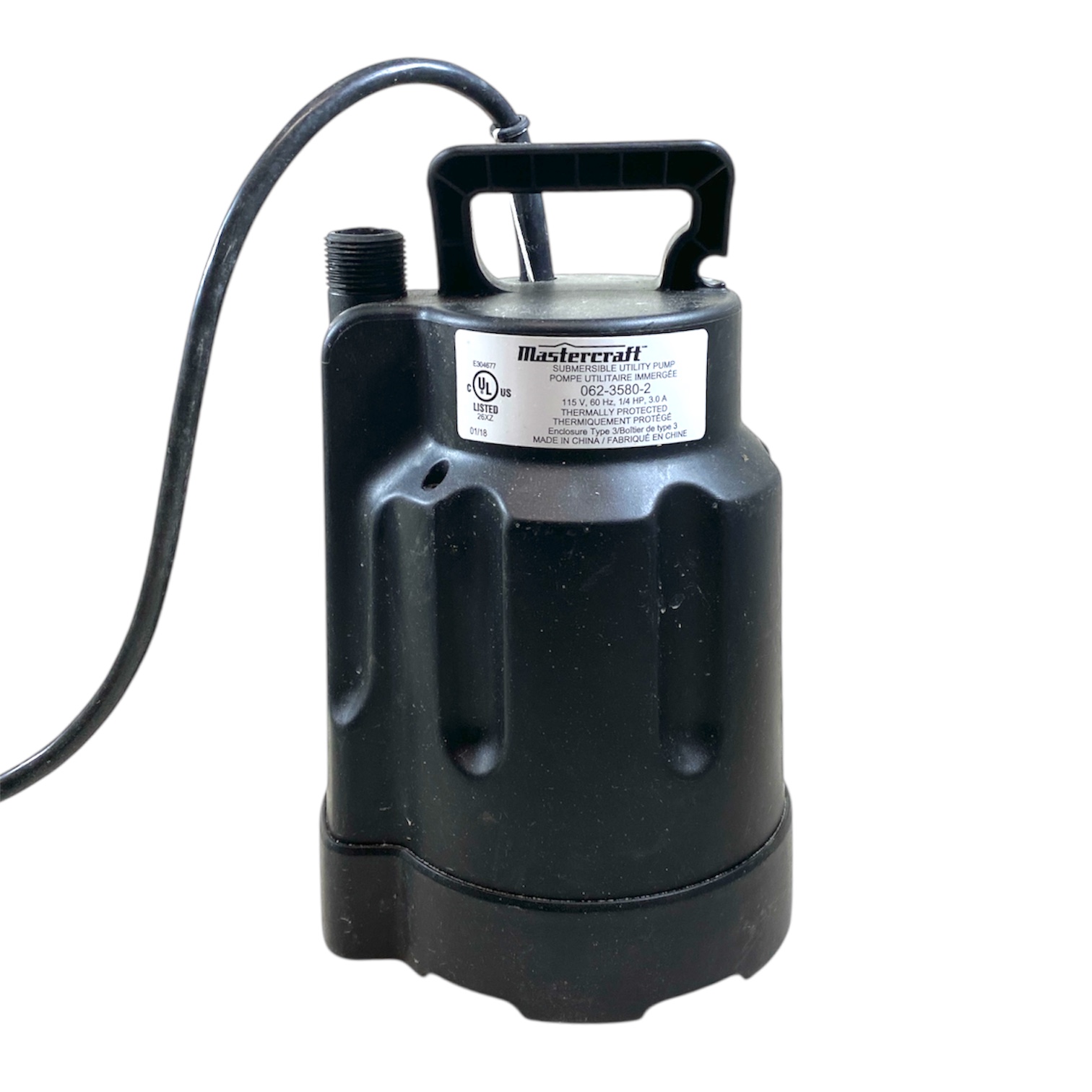 Mastecraft Submersible Sump Pump